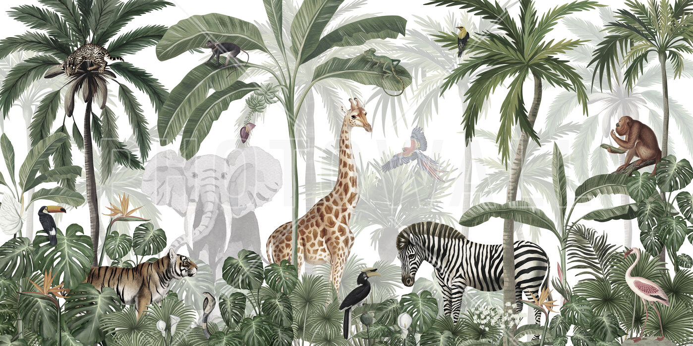 Shining bliss 7350 jungle wallpaper wallpapers with 0 downloads and 0 views