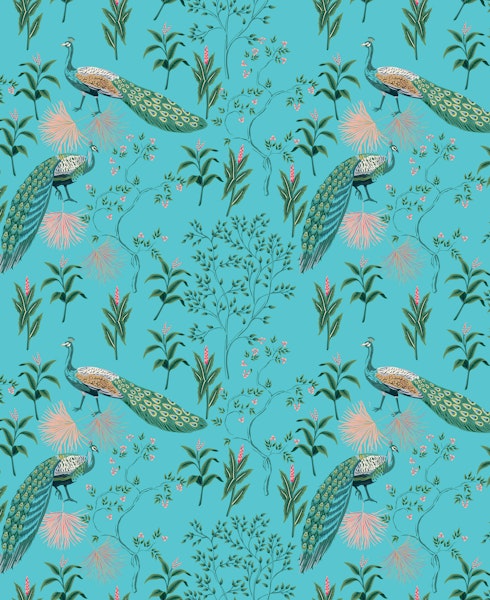 8792 Stupendous teal wallpaper wallpapers