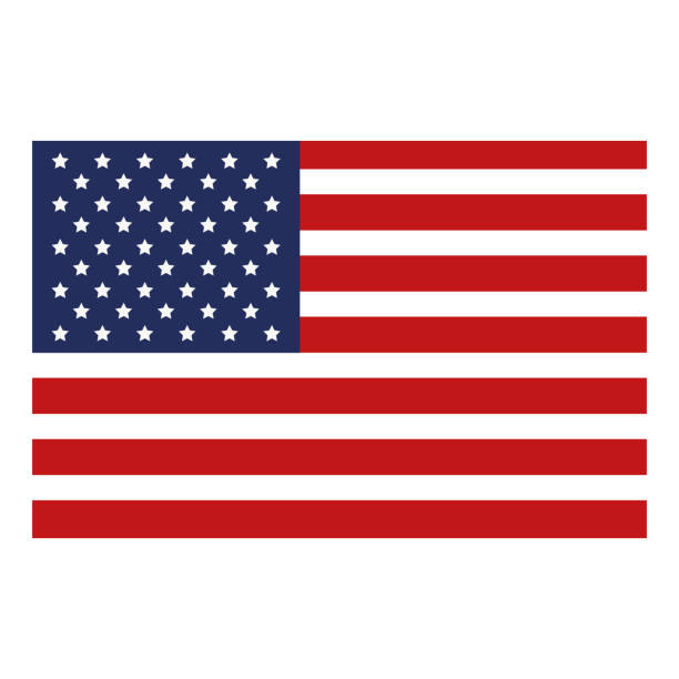 american flag clipart