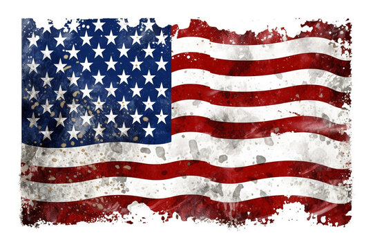 american flag clipart