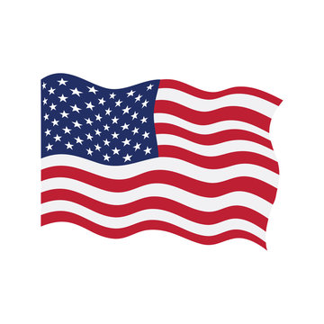 american flag clipart