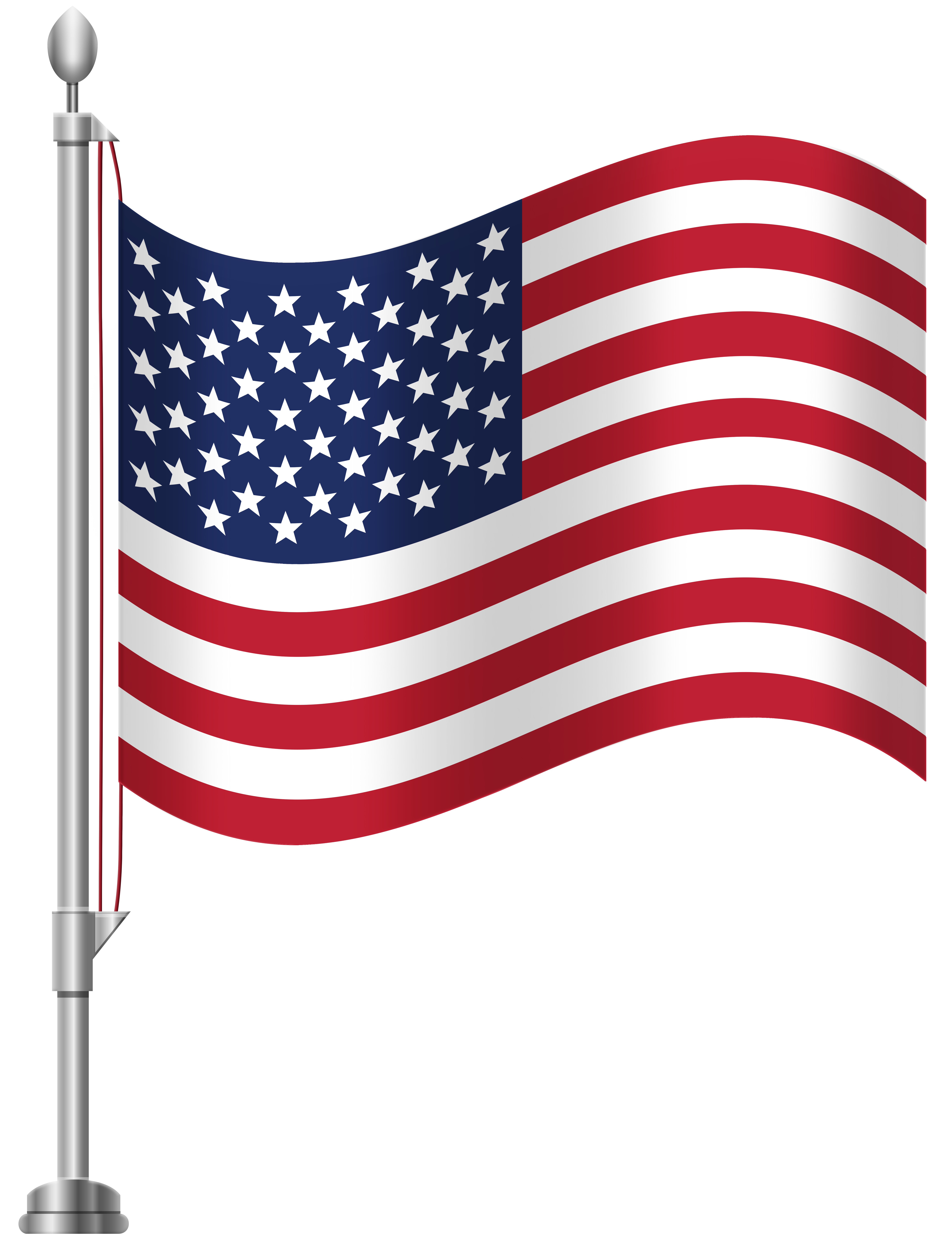 american flag clipart