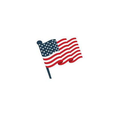 american flag clipart