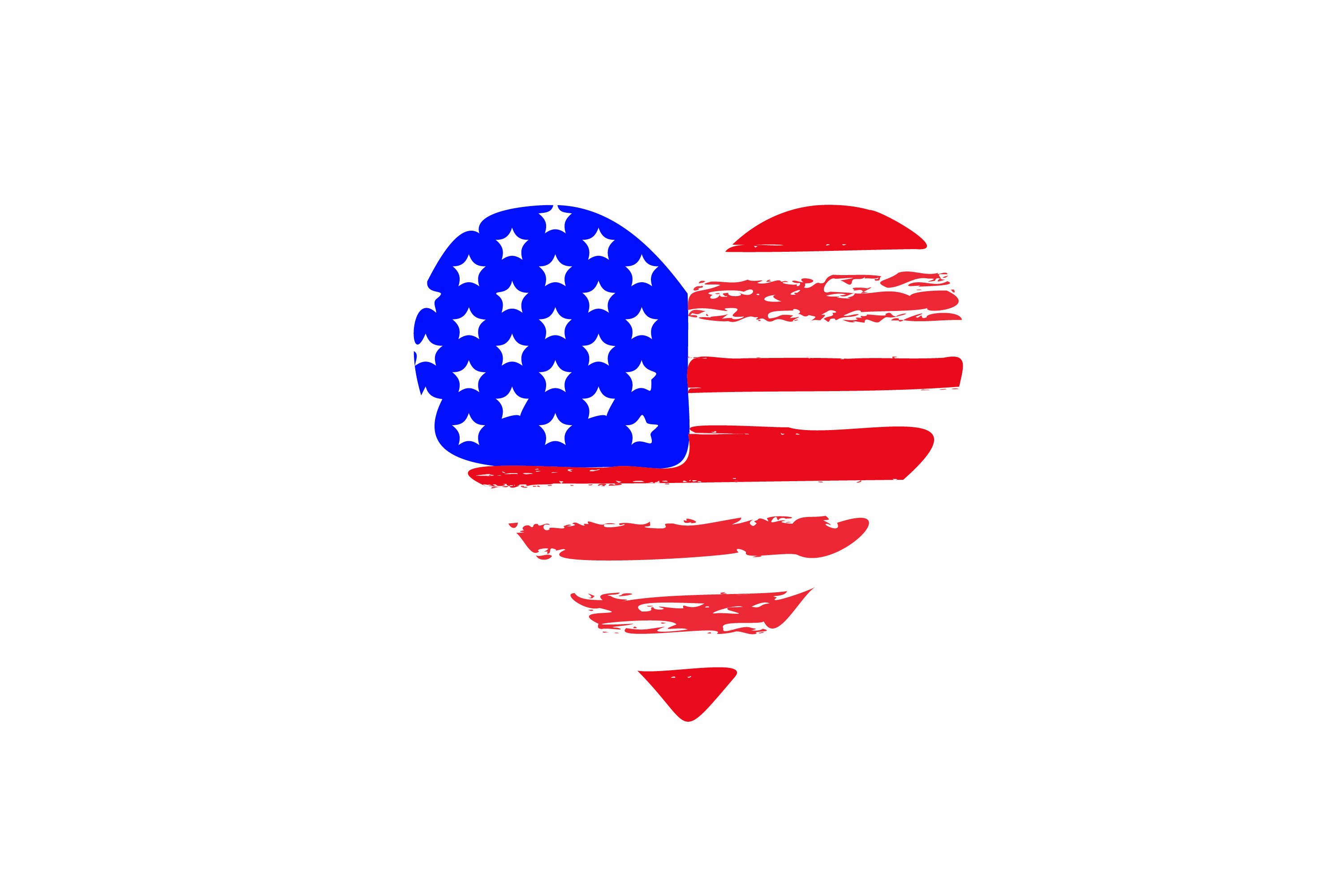 american flag clipart