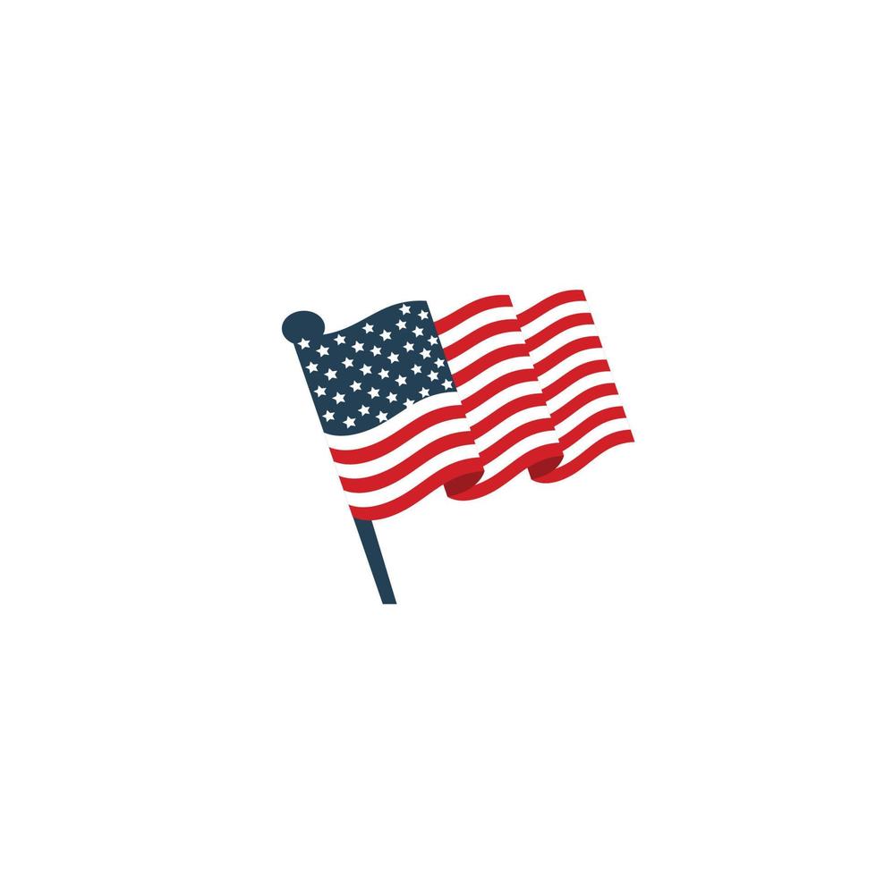 american flag clipart