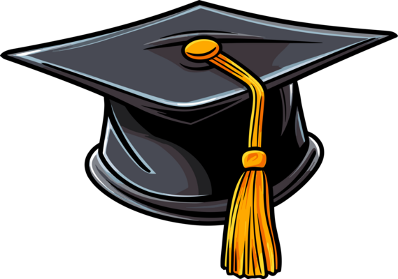 graduation cap clipart
